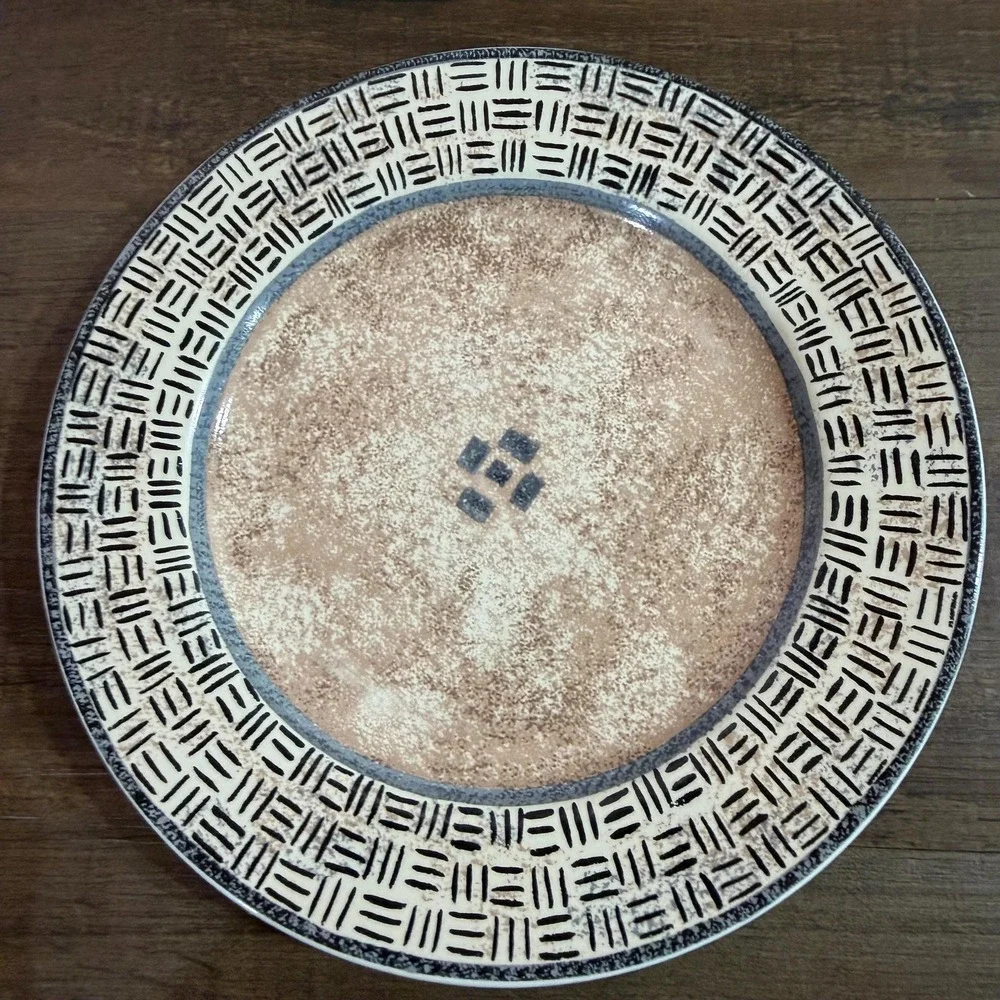 VTG Sakura Terrain Salad Plates Set of 6, Sue Zipkin Oneida 8.25